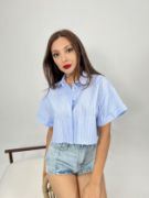 6882 BLUZ-SAN DİEGO ÇİZGİLİ resmi